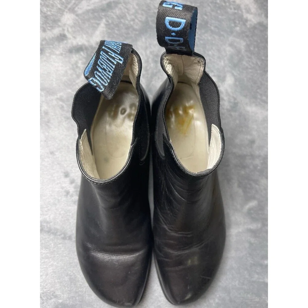 John Fluevog Wearever womens black boots 6.5 avant guard gothic 20's retail $498 - Picture 5 of 8